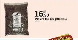 Espace emeraude Poivre moulu gris offre