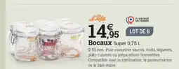 Espace emeraude Bocaux Super offre