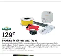 Espace emeraude Système de clôture anti-fugue offre