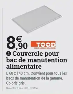 Espace emeraude Couvercle pour bac de manutention alimentaire offre