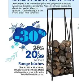 Provence Outillage Range bûches offre