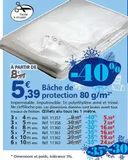 Provence Outillage Bâche de protection offre