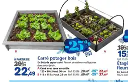Provence Outillage Carré potager bois offre