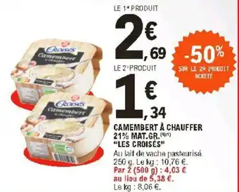 E.Leclerc Camembert à chauffer offre