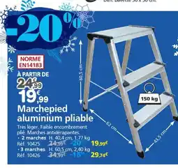 Provence Outillage Marchepied aluminium pliable offre