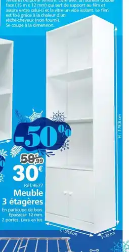 Provence Outillage Meuble 3 étagères offre