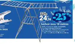 Provence Outillage Séchoir inox 18' mètres offre