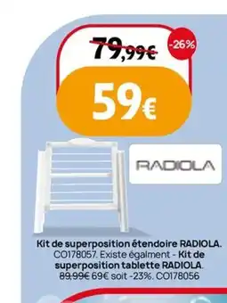 Darty RADIOLA Kit de superposition étendoire offre