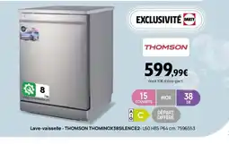 Darty THOMSON Lave-vaisselle THOMINOX38SILENCE2 offre