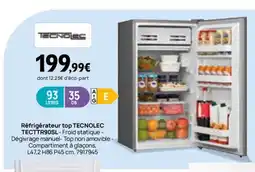 Darty TECNOLEC Réfrigérateur top TECTTR90SL offre