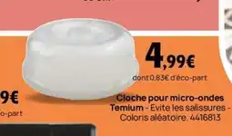 Darty Cloche pour micro-ondes Temium offre