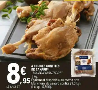 E.Leclerc 4 Cuisses confites de canard offre