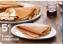Carrefour CARREFOUR 6 crêpes offre