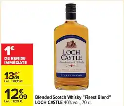 Carrefour LOCH CASTLE Blended Scotch Whisky Finest Blend offre