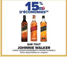 Carrefour JOHNNIE WALKER Sur tout offre