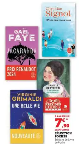 Super U SÉLECTION POCHES offre