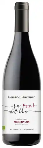 E.Leclerc Domaine l'Amourier BIO, 2022 - Minervois AOP - Rouge - 75 cl offre