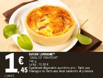E.Leclerc Quiche lorraine offre