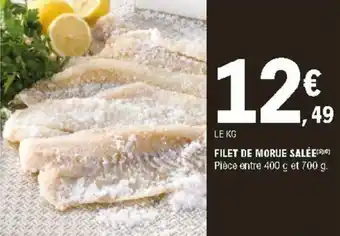 E.Leclerc Filet de morue salée offre