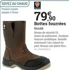 Espace emeraude Parade - bottes fourrées offre