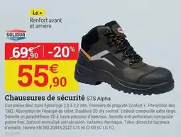 Espace emeraude Solidur - chaussures de sécurité offre