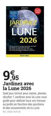 Espace emeraude Rustica editions - jardinez avec la lune 2026 offre