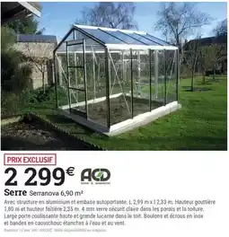 Espace emeraude Acd - serre serranova offre