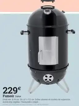 Espace emeraude Barbecook - fumoir offre