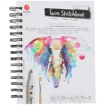 Action Carnet de croquis Twin Decotime offre