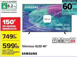 Carrefour Drive Samsung - téléviseur qled 4k offre