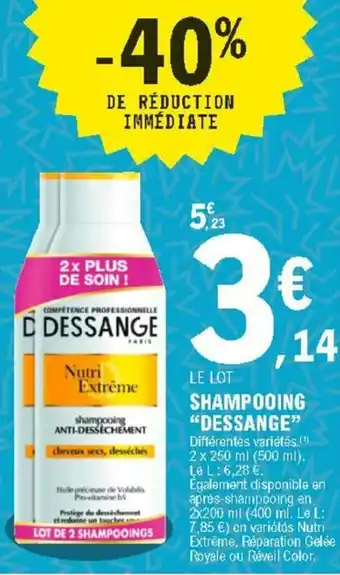 E.Leclerc Shampooing "dessange" offre