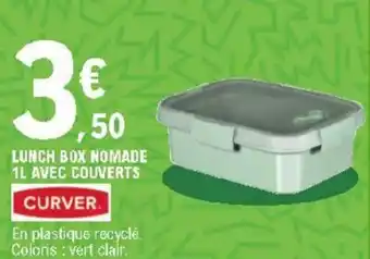 E.Leclerc Lunch box nomade 1L avec couverts offre