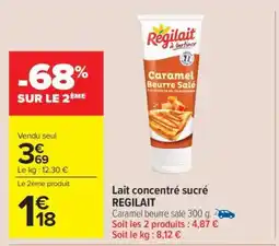 Carrefour Market Lait concentré sucré REGILAIT offre
