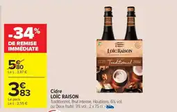Carrefour Market CIDRE LOÏC RAISON offre