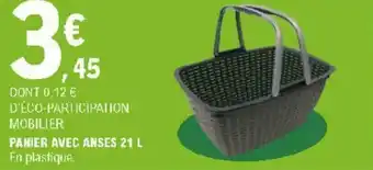 E.Leclerc Panier avec anses offre