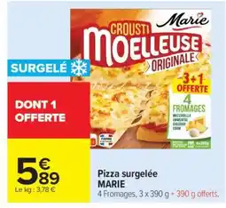 Carrefour Market Pizza surgelée MARIE offre