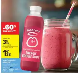 Carrefour Market Super Smoothie INNOCENT offre