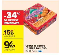 Carrefour Market Coffret de Biscuits 'La Mère Poulard' offre