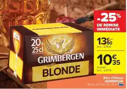 Carrefour Market Grimbergen Blonde offre