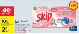 Carrefour Market LESSIVE CAPSULES SKIP offre