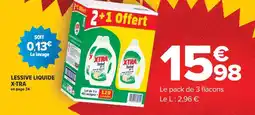 Carrefour LESSIVE LIQUIDE X-TRA offre