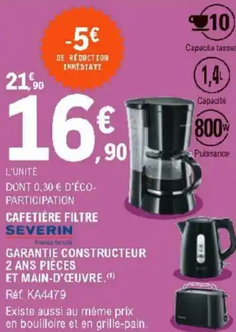 E.Leclerc Cafetière filtre offre
