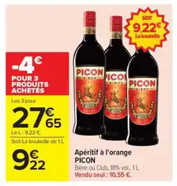 Carrefour APÉRITIF À L'ORANGE PICON offre