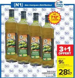 Carrefour Huile d'olive CARREFOUR EXTRA offre