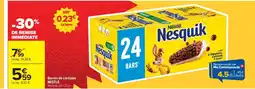 Carrefour Barres de céréales NESTLE Nesquik, 24 x 25 g offre