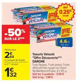 Carrefour Yaourts Velouté Offre Découverte offre