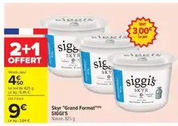 Carrefour Skyr Grand Format(m) SIGGI'S offre