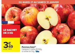 Carrefour Pommes Gala offre