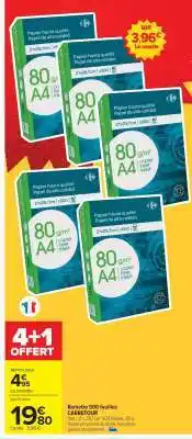 Carrefour Ramette 500 feuilles Carrefour offre