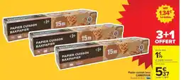 Carrefour Papier cuisson brun CARREFOUR offre